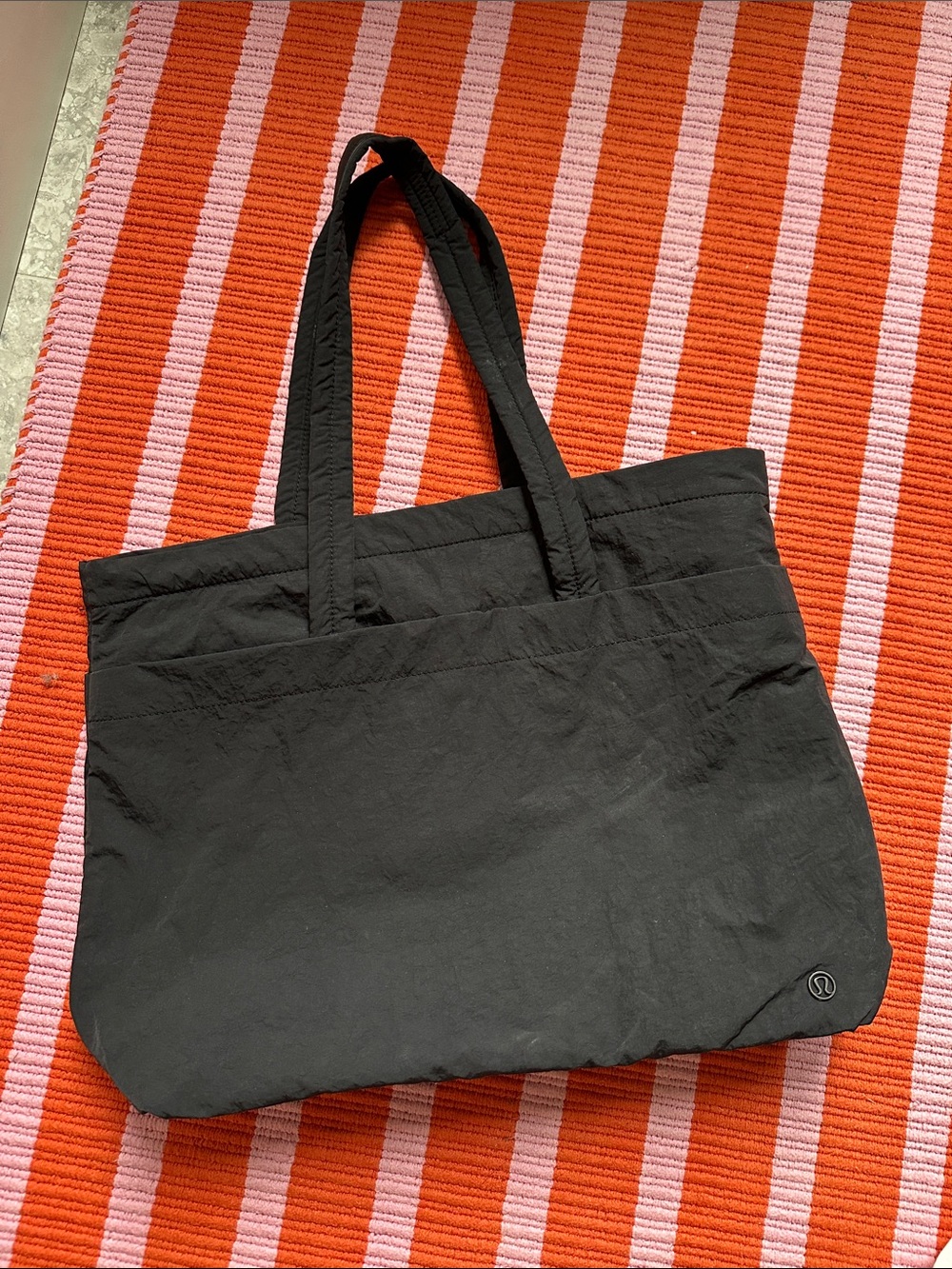 lululemon athletica Black Quilted-style Everyday Tote